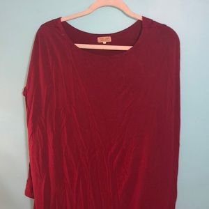 Red piko boutique shirt